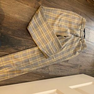 Plaid women’s work pants 00S